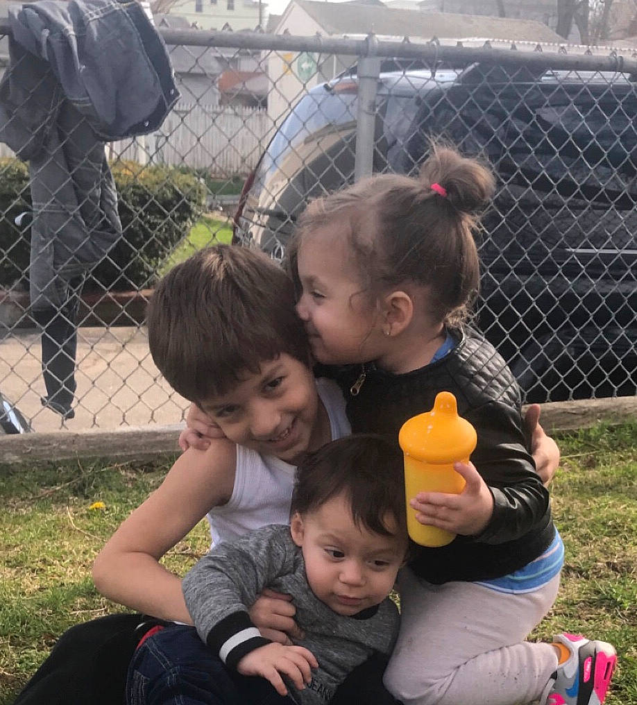 Giselle is registered to the contest to win money with this photo: child, fun, grass, joy, people, person, play, pumpkin, smile, toddler