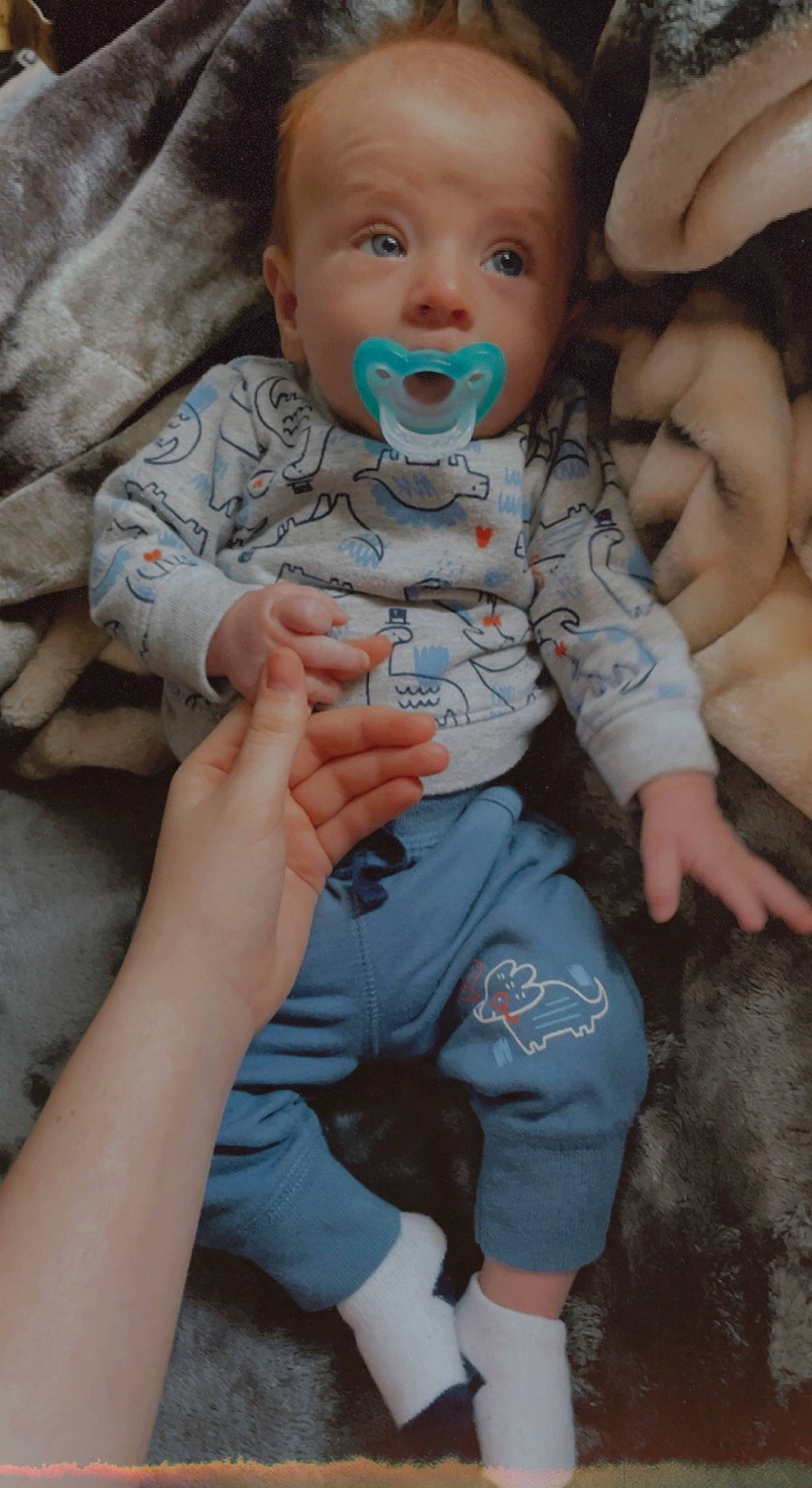 Enzo joined the competition — help win amazing prizes! baby, baby_toddler_clothing, cheek, chin, comfort, eye, face, finger, gesture, hand, happy, iris, lip, mouth, nose, organ, person, skin, sleeve, smile