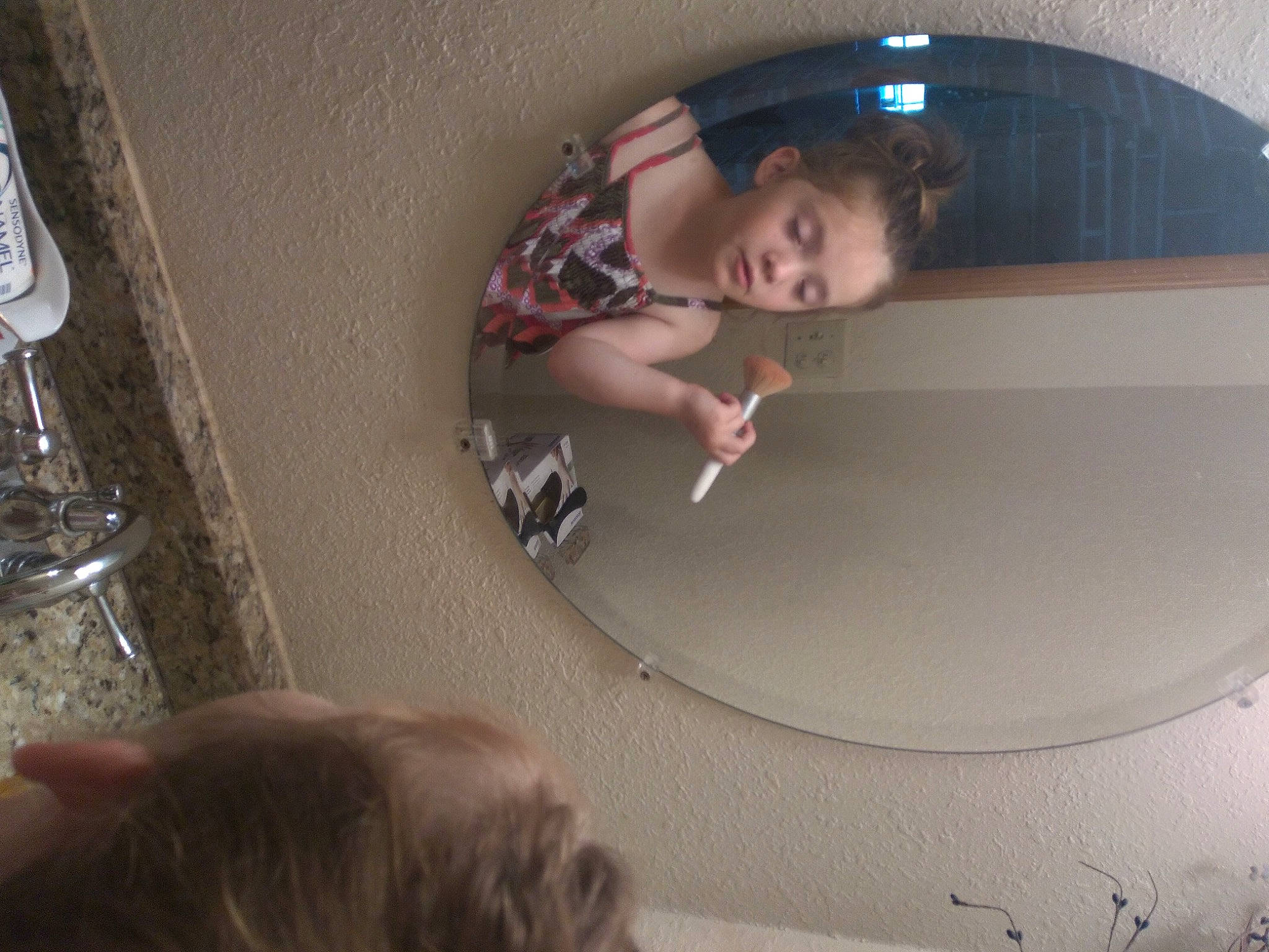 Braelyn is registered to the contest to win money with this photo: baby, ceiling, child, circle, comfort, flooring, fun, hat, head, person, play, room, toddler