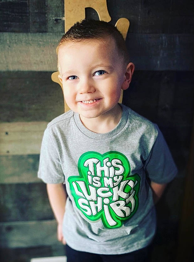 Greyson joined the competition — help win amazing prizes! baby_toddler_clothing, cool, eyebrow, eyelash, face, flash_photography, forehead, happy, head, human_body, iris, joy, neck, organ, person, shoulder, sleeve, smile, standing, t_shirt