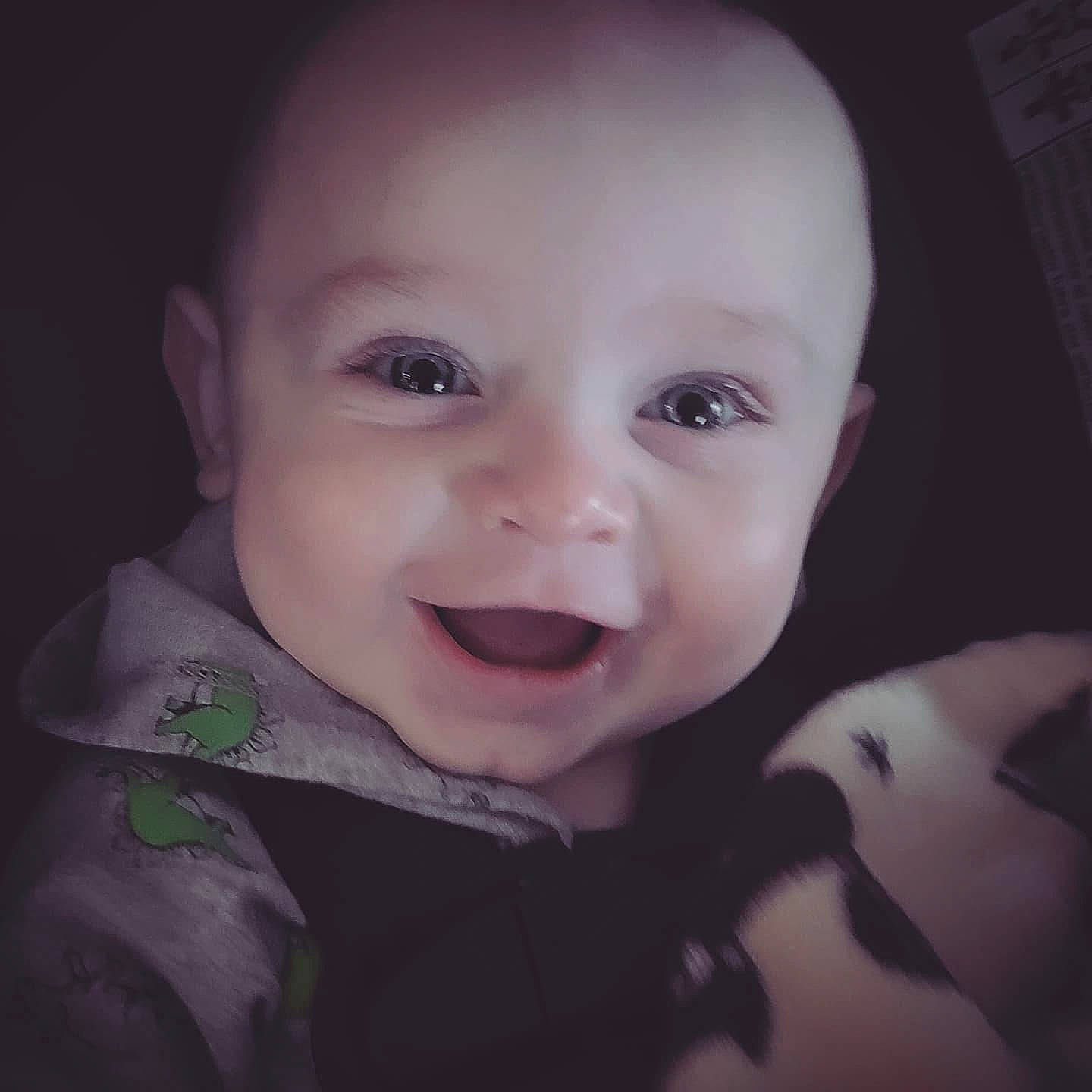 Hudsyn joined the competition — help win amazing prizes! baby, baby_toddler_clothing, cheek, chin, comfort, ear, eyebrow, eyelash, flash_photography, happy, human_body, iris, jaw, lip, mouth, nose, person, skin, sleeve, smile