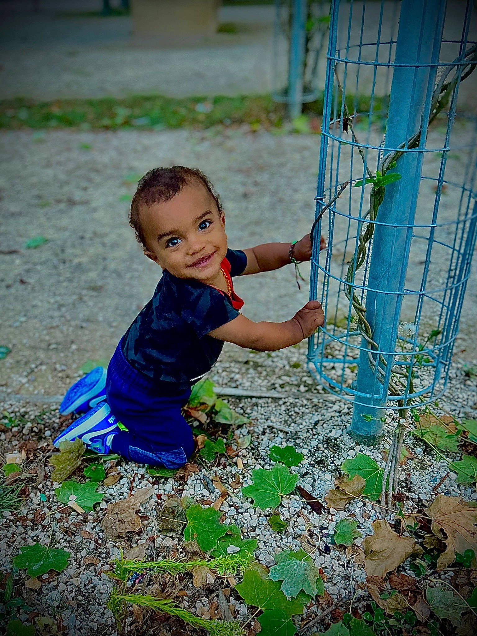 Djulïanõ a rejoint le concours — aidez-le/la à gagner de superbes lots ! adaptation, art, azure, child, electric_blue, flash_photography, fun, garden, grass, happy, joy, leisure, net, people_in_nature, person, sitting, soil, t_shirt, toddler, visual_arts