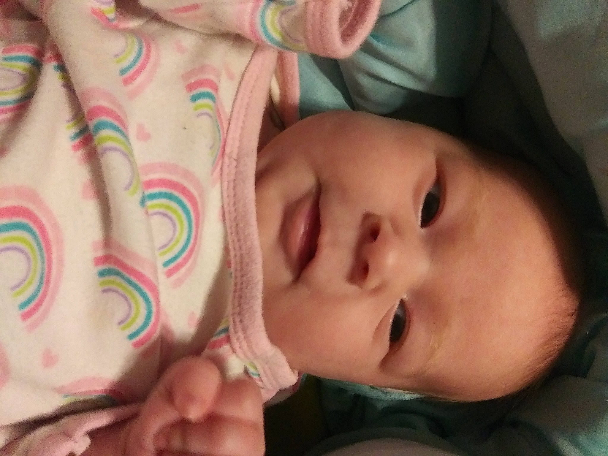 Neveah is registered to the contest to win money with this photo: baby, baby_products, baby_toddler_clothing, cheek, child, eyebrow, lip, nail, nightwear, person, skin, toddler