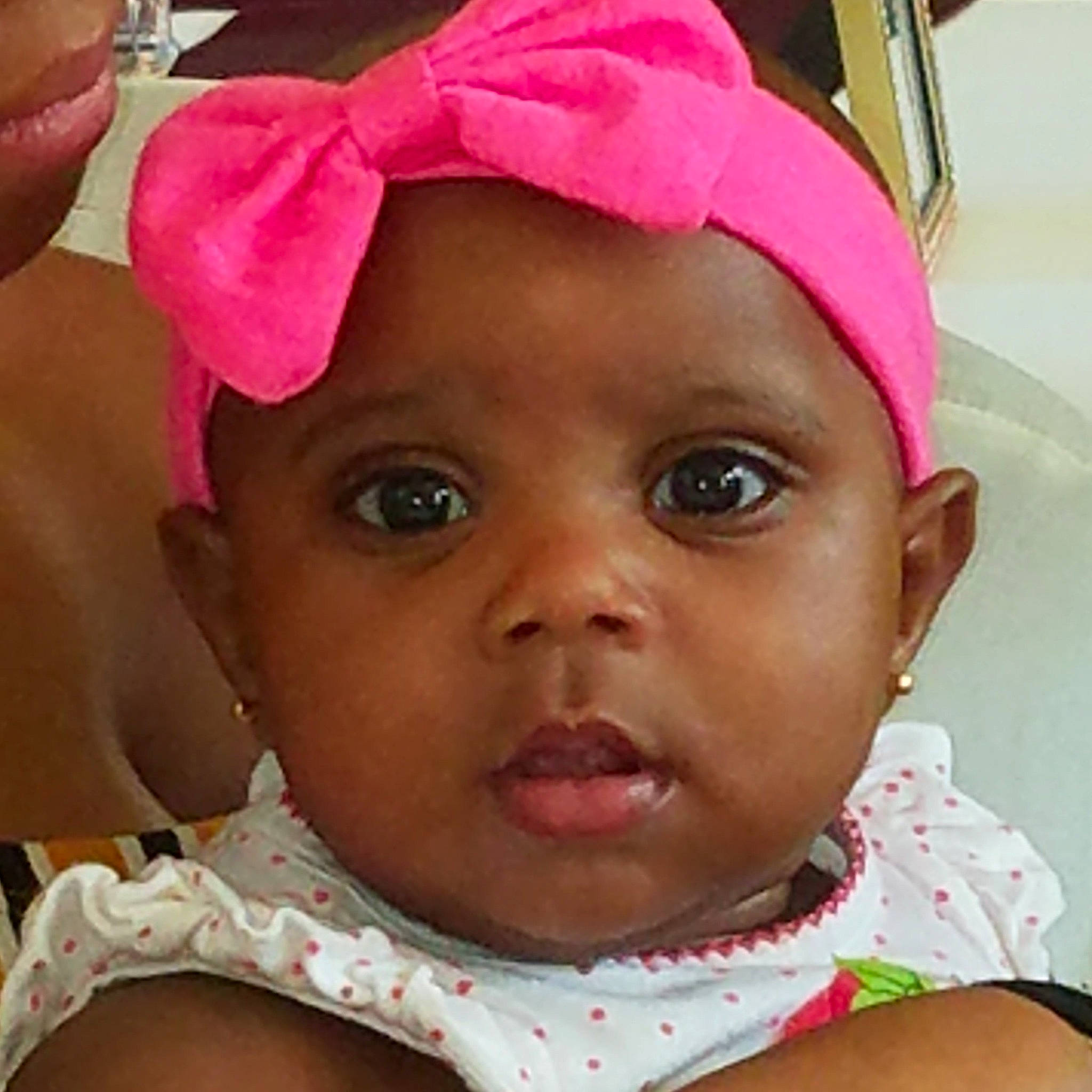 A'Miya joined the competition — help win amazing prizes! baby, cheek, child, ear, eyebrow, face, forehead, hair_accessory, happy, head, headgear, human, lip, mouth, neck, nose, person, pink, skin, smile