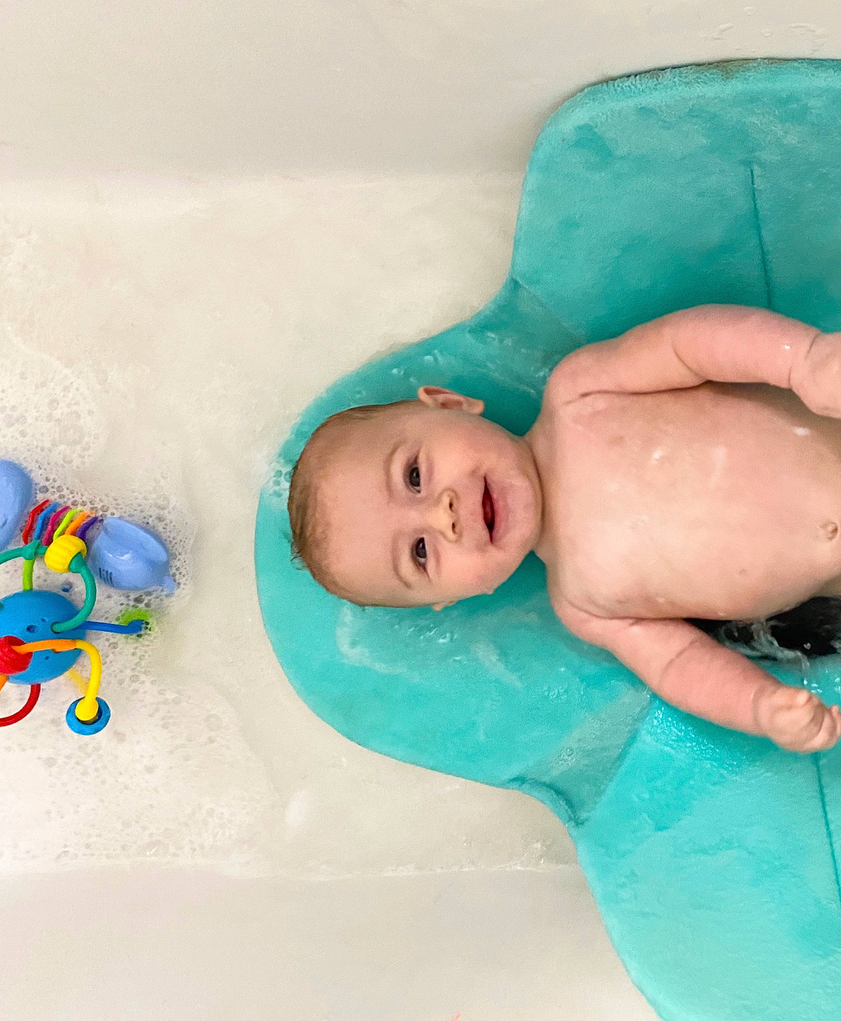 Byron joined the competition — help win amazing prizes! baby, baby_bathing, baby_products, bathing, bathtub, child, person, product, toddler