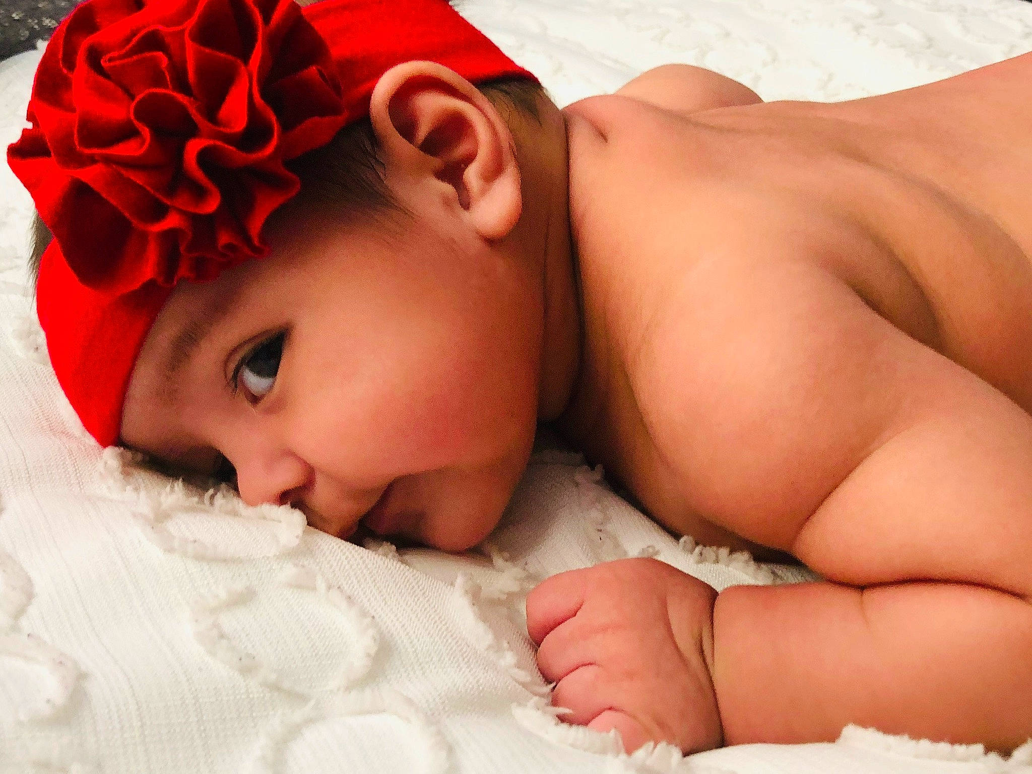Envy joined the competition — help win amazing prizes! baby, baby_sleeping, baby_toddler_clothing, cheek, child, close_up, comfort, costume_accessory, forehead, hair_accessory, headband, headgear, headwear, linens, lip, person, photography, portrait_photography, red, skin
