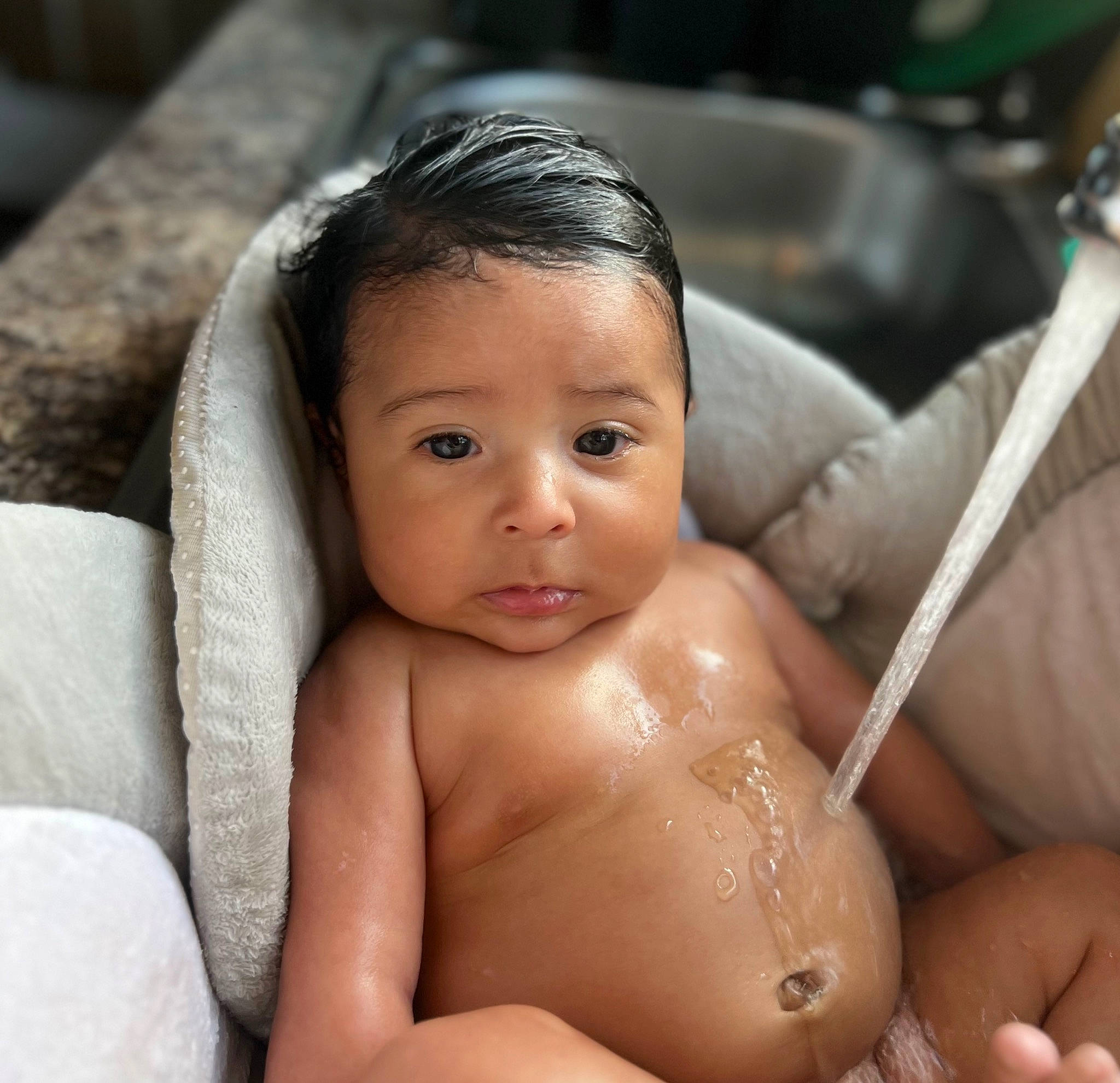 Jimmie joined the competition — help win amazing prizes! baby_bathing, cheek, chest, ear, eyelash, face, finger, forehead, gesture, hair, hand, happy, head, human_body, lip, mouth, neck, nose, person, skin