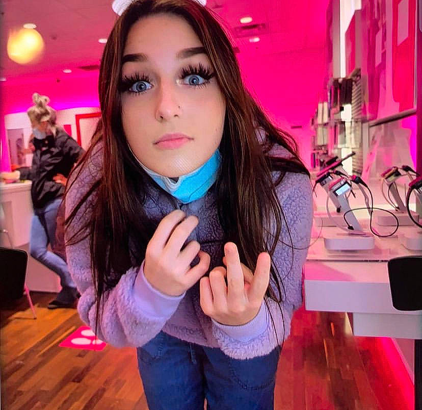 Cecilee is registered to the contest to win money with this photo: black_hair, clothing, cool, eyebrow, eyelash, eyewear, facial_expression, fashion, flash_photography, fun, gesture, hairstyle, happy, human, lip, mouth, person, pink, purple, skin