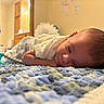 baby, newborn, sleeping, blanket, pacifier, infant, indoors, soft_lighting, texture, peaceful, portrait, child, cozy, home, floor, toddler, cute, relaxation, clothing, head