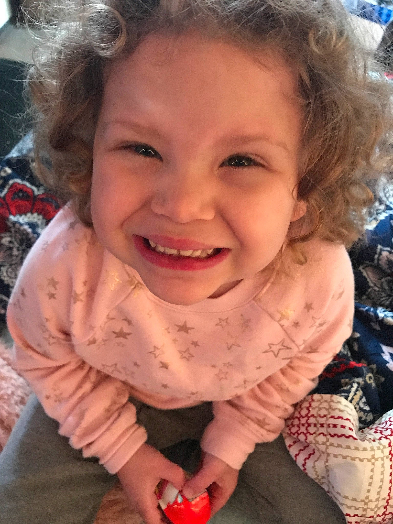 Cheyenne joined the competition — help win amazing prizes! baby_toddler_clothing, blue, cheek, child, chin, fun, grass, hand, happy, iris, joy, lip, mouth, nose, organ, people_in_nature, person, pink, skin, smile