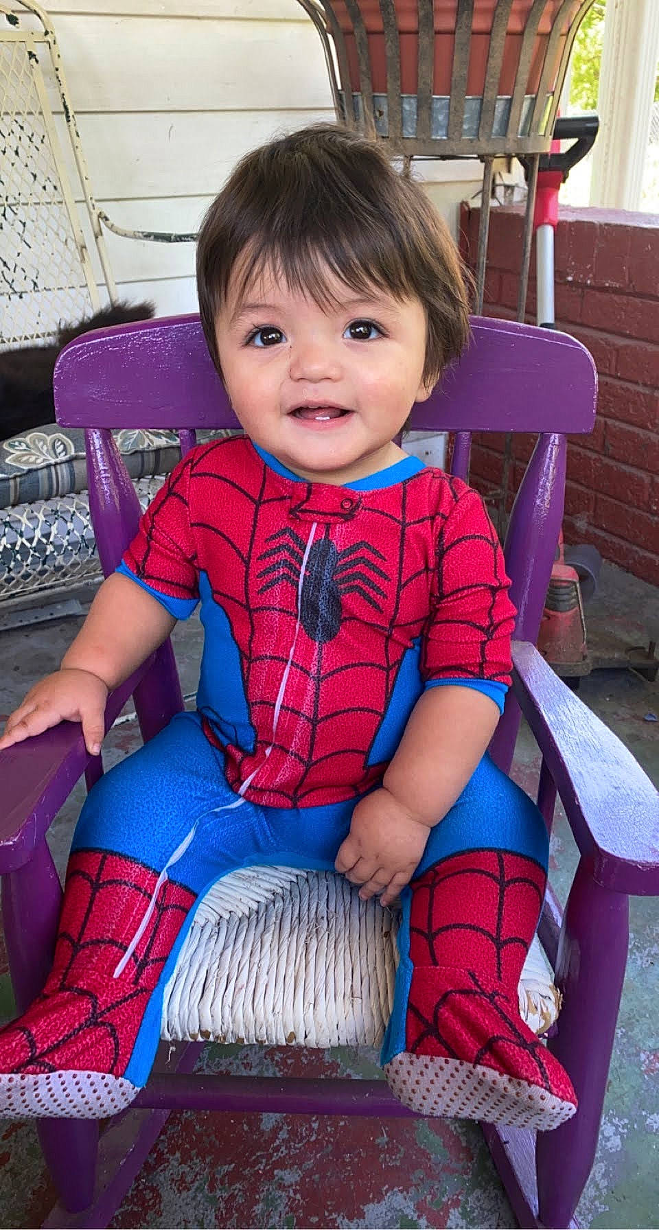 Issac joined the competition — help win amazing prizes! baby_toddler_clothing, beauty, cheek, child, electric_blue, fun, happy, human_body, lap, leg, magenta, person, pink, public_space, purple, red, skin, sleeve, smile, sock