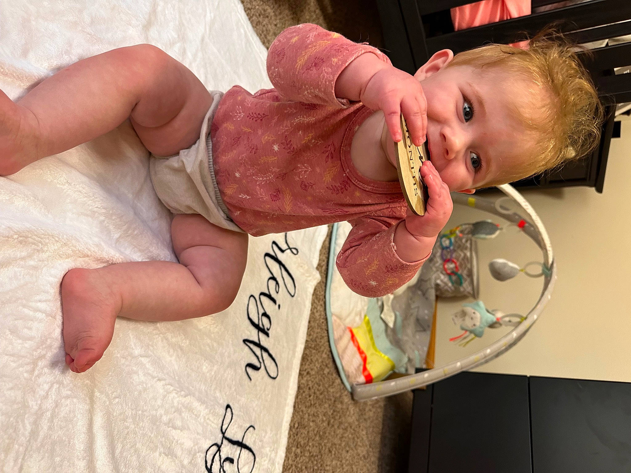 Everleigh joined the competition — help win amazing prizes! art, baby, baby_products, baby_toddler_clothing, cheek, child, eyelash, finger, gesture, hand, handwriting, mouth, nail, pattern, person, play, skin, thumb, toddler, visual_arts