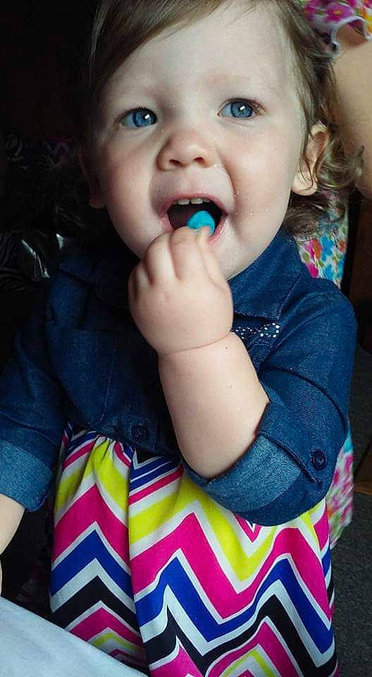 Skyleigh joined the competition — help win amazing prizes! baby, cheek, child, eye, face, facial_expression, fun, iris, jaw, lip, mouth, nose, organ, person, smile, toddler, tongue, tooth