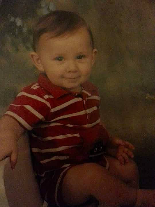 Kyler is registered to the contest to win money with this photo: baby, cheek, child, chin, eye, face, facial_expression, lip, nose, person, photography, portrait, sitting, skin, smile, toddler