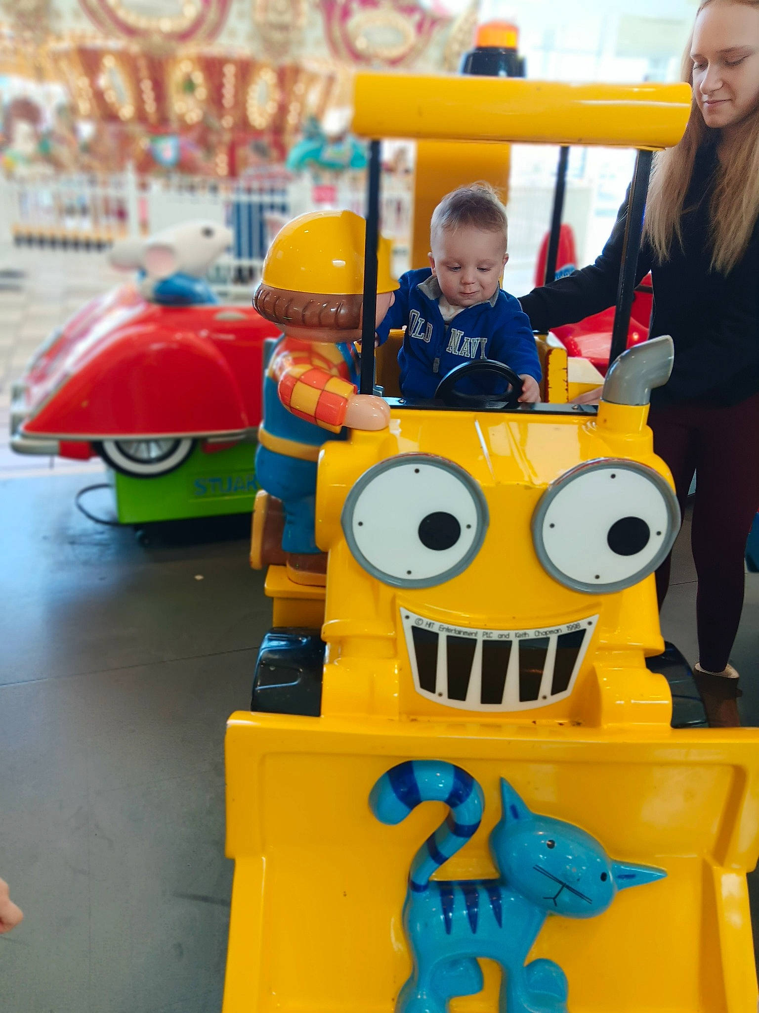 Oakley joined the competition — help win amazing prizes! child, event, fictional_character, fun, games, joy, leisure, machine, motor_vehicle, orange, person, play, playground, product, public_space, recreation, smile, t_shirt, tire, toddler