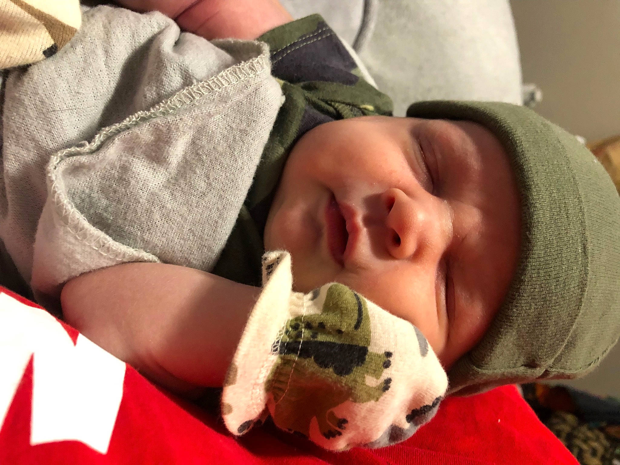 Judson joined the competition — help win amazing prizes! baby, baby_toddler_clothing, cheek, child, comfort, eye, finger, fur, happy, hat, headwear, human_body, mouth, nose, person, room, skin, sleep, toddler