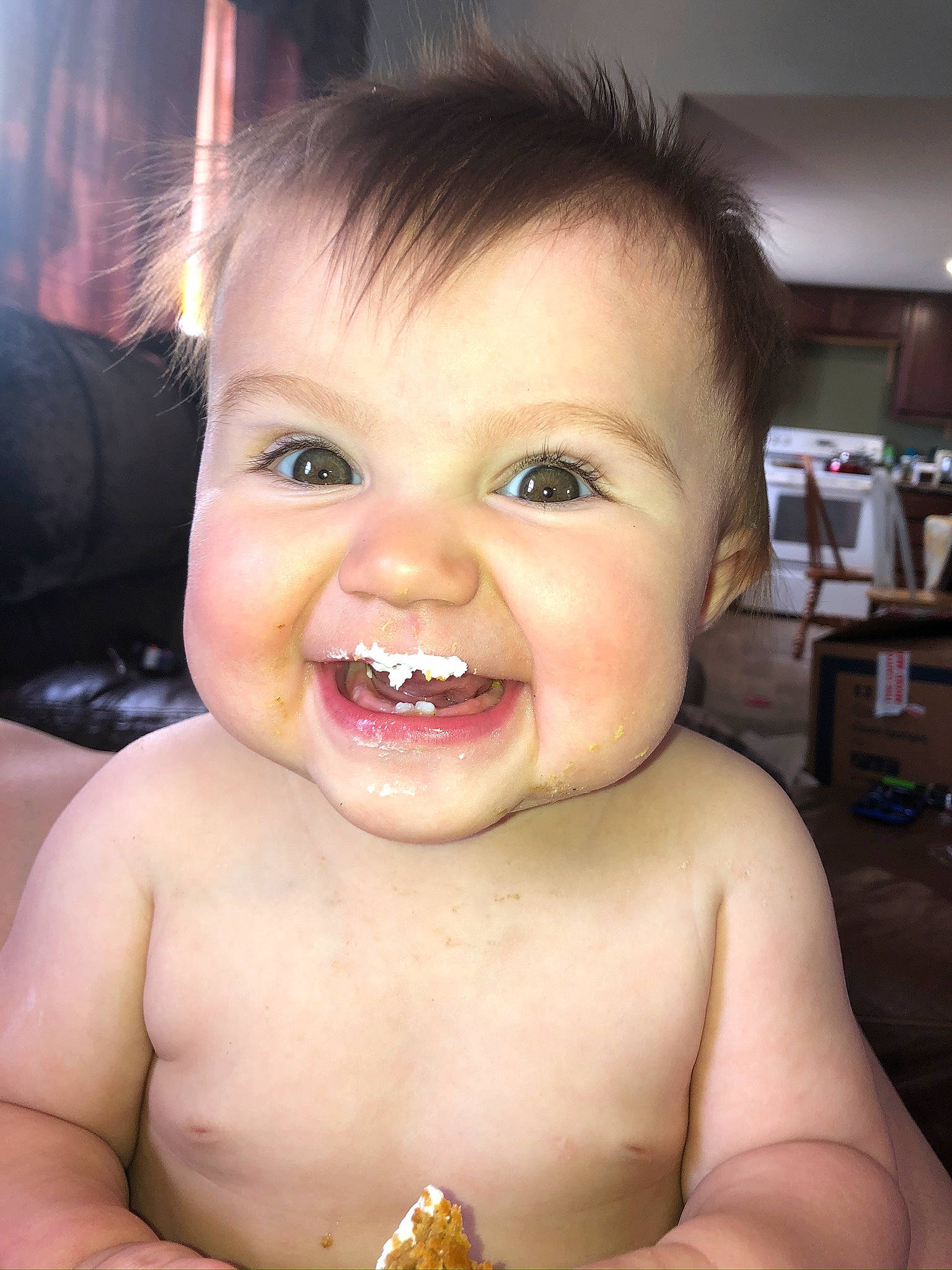 Lenora is registered to the contest to win money with this photo: cheek, child, chin, eye, eyebrow, face, facial_expression, forehead, fun, head, jaw, joy, lip, mouth, muscle, nose, organ, person, skin, smile