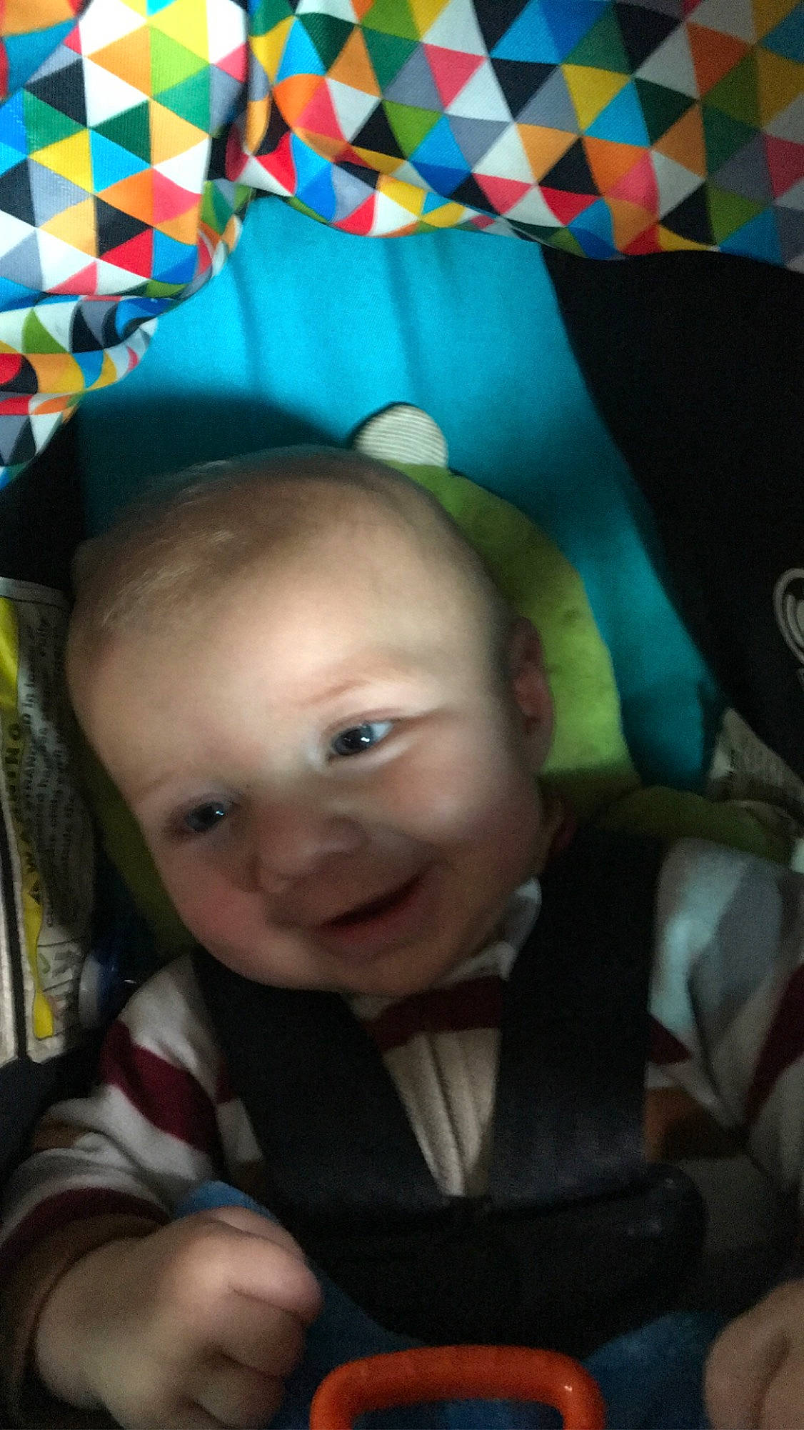 Bentley is registered to the contest to win money with this photo: baby, baby_products, cheek, child, ear, eye, face, forehead, fun, head, headgear, nose, person, product, skin, smile, toddler