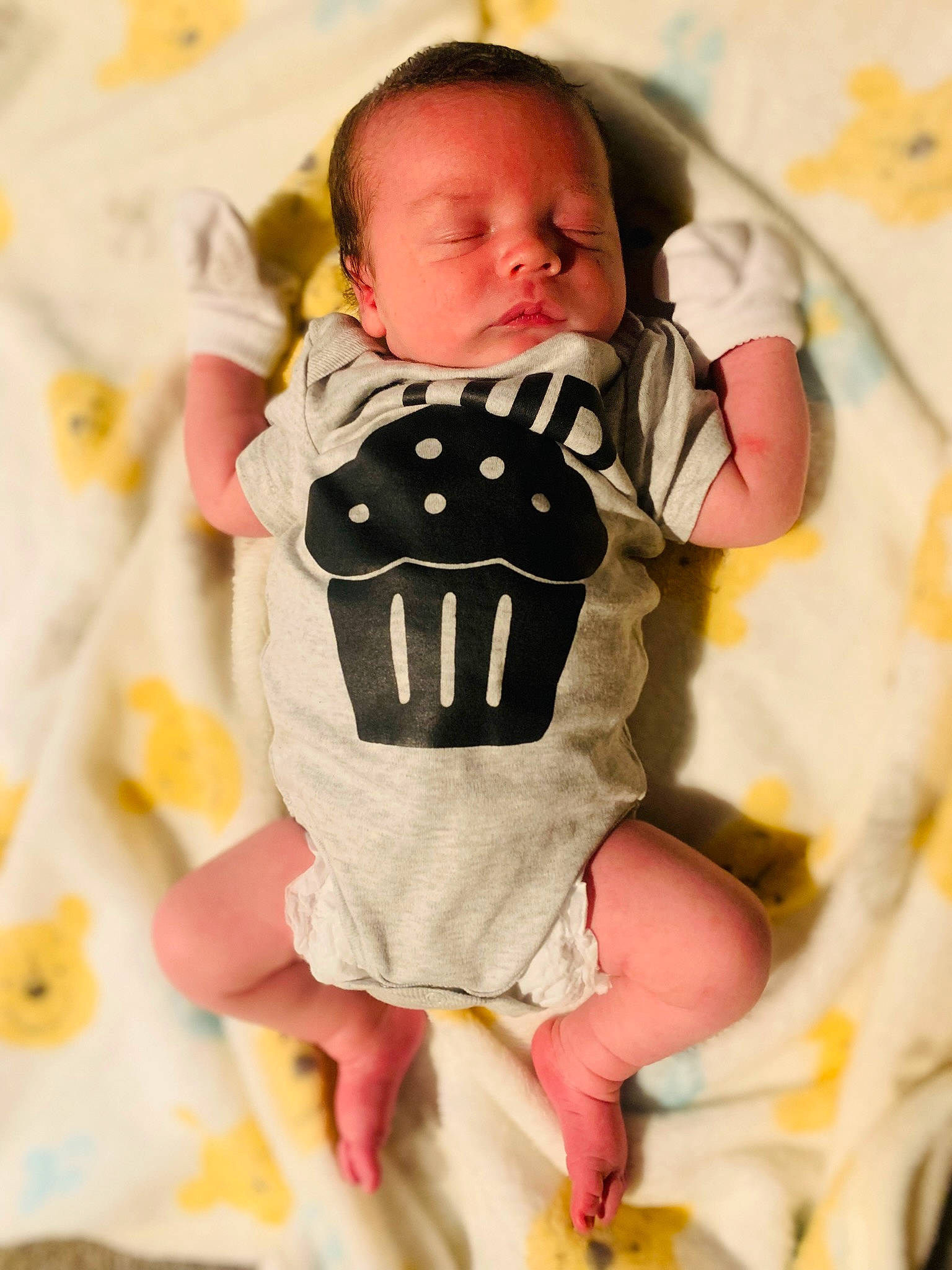 Jasiah joined the competition — help win amazing prizes! baby, baby_sleeping, baby_toddler_clothing, cheek, child, collar, comfort, eye, happy, head, jacket, linens, orange, pattern, person, pink, skin, sleeve, t_shirt, textile