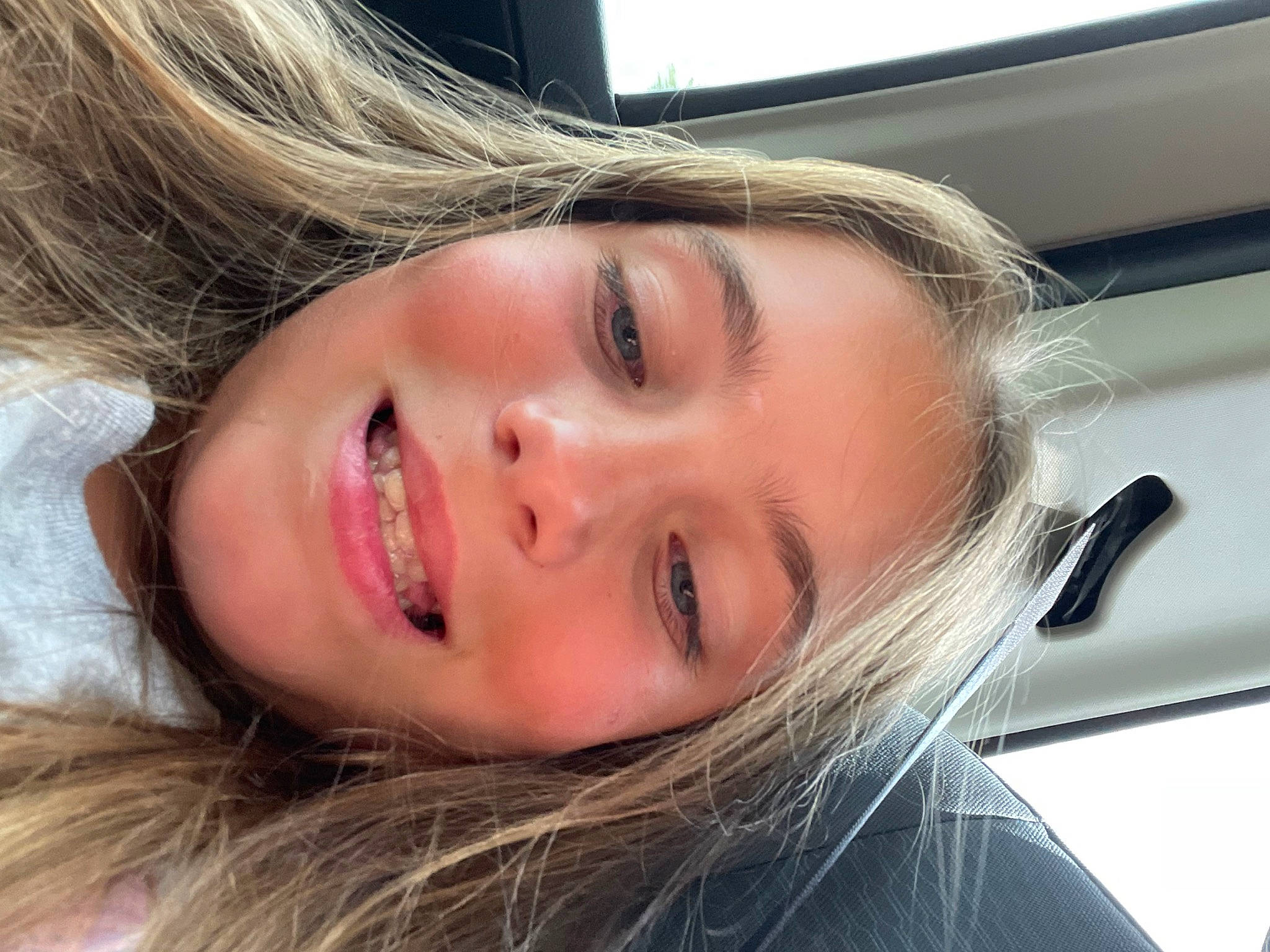 Aubrianna is registered to the contest to win money with this photo: black_hair, cheek, chin, eyebrow, eyelash, facial_expression, flash_photography, forehead, happy, iris, jaw, joy, lip, mouth, neck, nose, person, plant, skin, smile