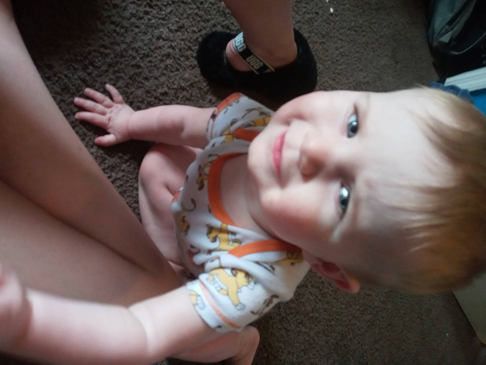 Tyson joined the competition — help win amazing prizes! baby, baby_toddler_clothing, cheek, eye, finger, fun, hand, happy, head, joint, leg, lip, mouth, nail, neck, nose, person, skin, smile, thigh