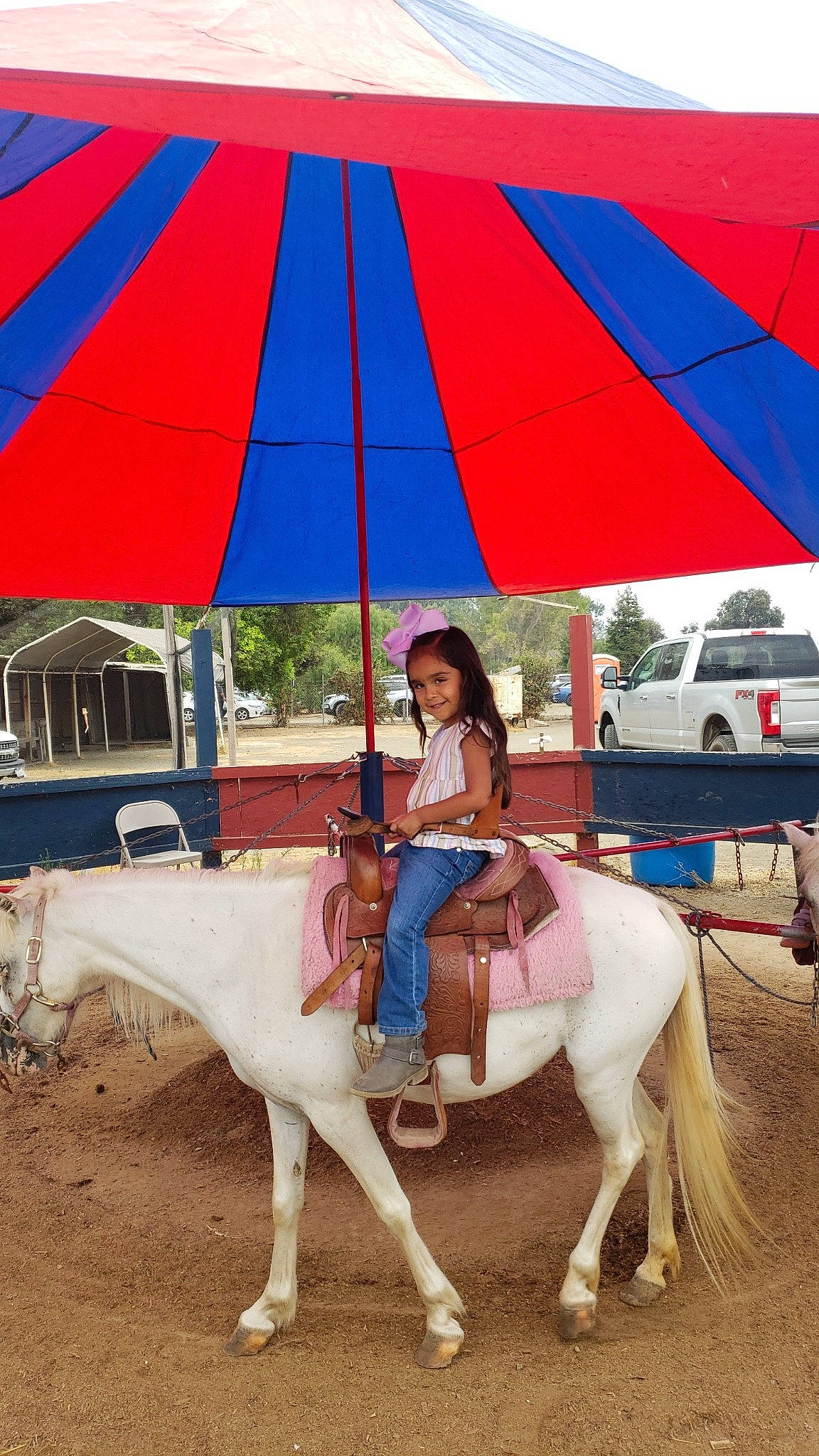 Gracie is registered to the contest to win money with this photo: bridle, event, fashion_accessory, fun, hat, horse_supplies, horse_tack, human_leg, joy, landscape, leisure, pack_animal, person, recreation, rein, saddle, shade, summer, sunglasses, tree