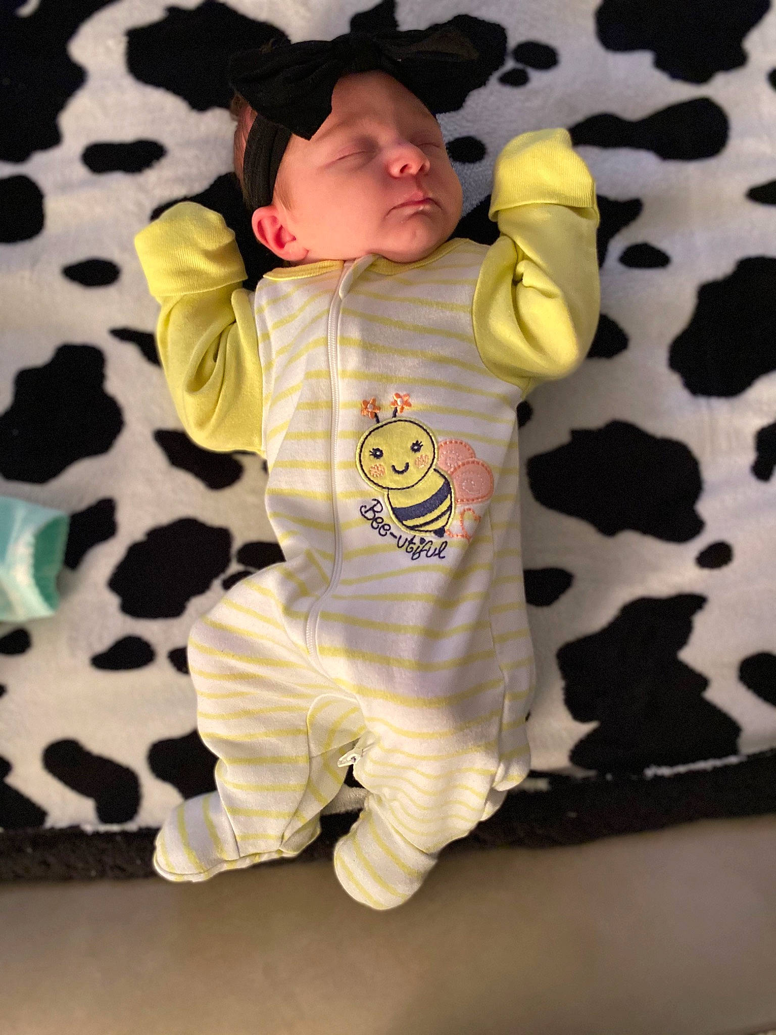 Raelynn joined the competition — help win amazing prizes! baby, baby_toddler_clothing, child, comfort, costume, flooring, font, fur, gesture, happy, hat, headwear, linens, nightwear, pattern, person, play, room, sleeve, stuffed_toy