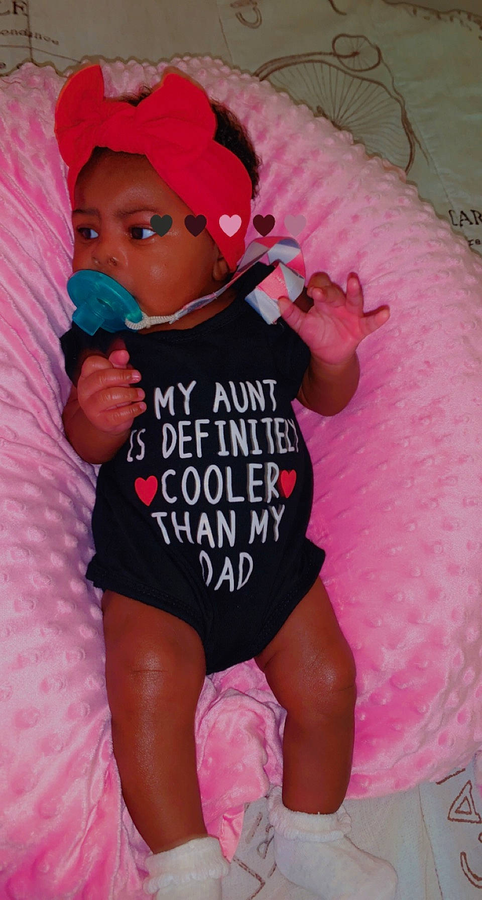 Laila joined the competition — help win amazing prizes! baby, baby_toddler_clothing, baseball_cap, cap, child, cool, hat, head, headgear, human_leg, leg, magenta, person, personal_protective_equipment, pink, purple, shorts, sleeve, t_shirt, thigh