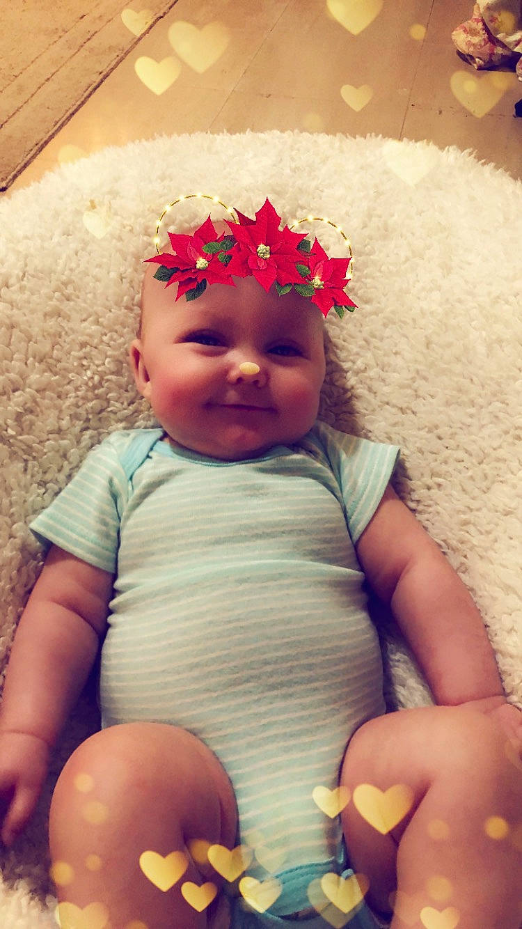 Brayleigh is registered to the contest to win money with this photo: baby, cheek, child, crown, fashion_accessory, fun, hair_accessory, head, headband, headgear, headpiece, person, pink, play, skin, toddler