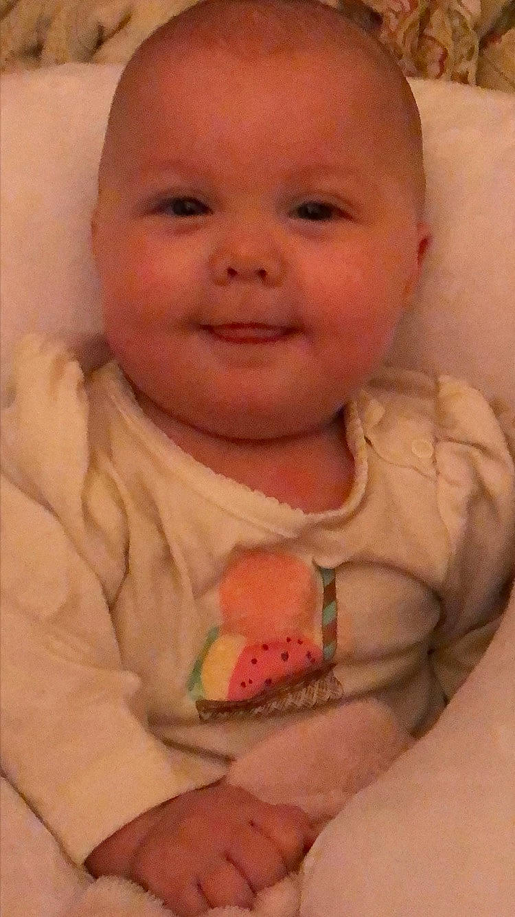 Brayleigh joined the competition — help win amazing prizes! baby, baby_making_funny_faces, cheek, child, chin, eye, eyebrow, face, facial_expression, forehead, head, iris, lip, mouth, nose, person, skin, smile, toddler