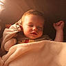 baby, sleeping, blanket, cozy, child, face, peaceful, soft, indoors, cute, rest, calm, infant, warm, comfort, portrait, toddler, relaxation, nap, bedtime