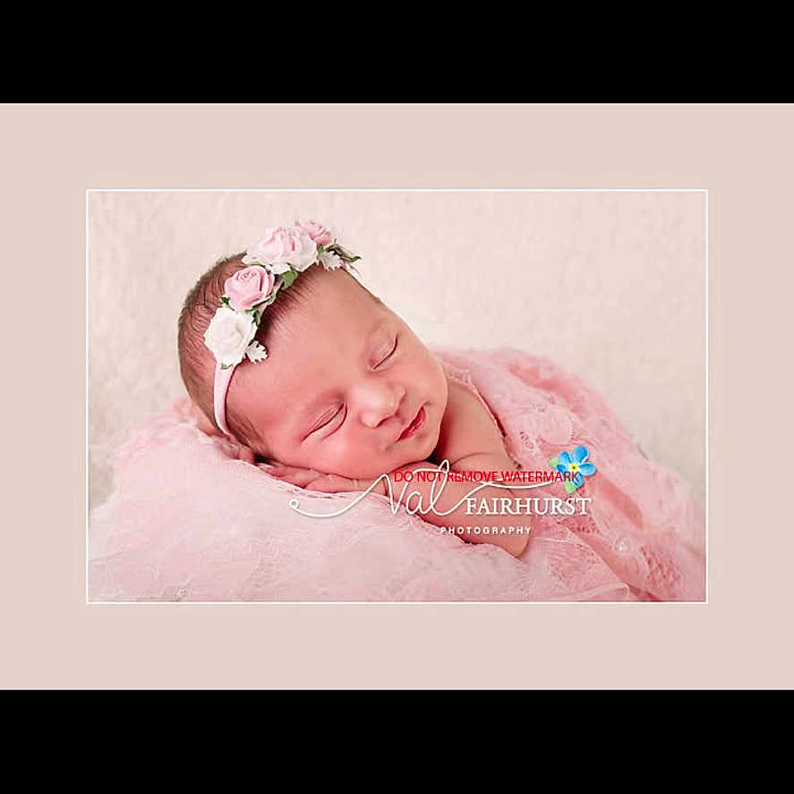 Mabel-Louise joined the competition — help win amazing prizes! adorable, baby, baby_girl, blanket, closeup, cute, delicate, flower_headband, head, infant, newborn, peaceful, pink_lace, portrait, resting, sleeping, soft_light, soft_texture, studio_photo, wrapped