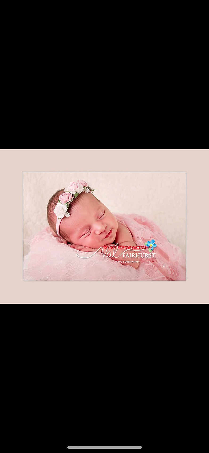 Mabel-Louise joined the competition — help win amazing prizes! newborn, baby, sleeping, flower_headband, pink_lace, soft_texture, portrait, infant, peaceful, wrapped, cute, head, closeup, resting, delicate, adorable, soft_light, blanket, baby_girl, studio_photo