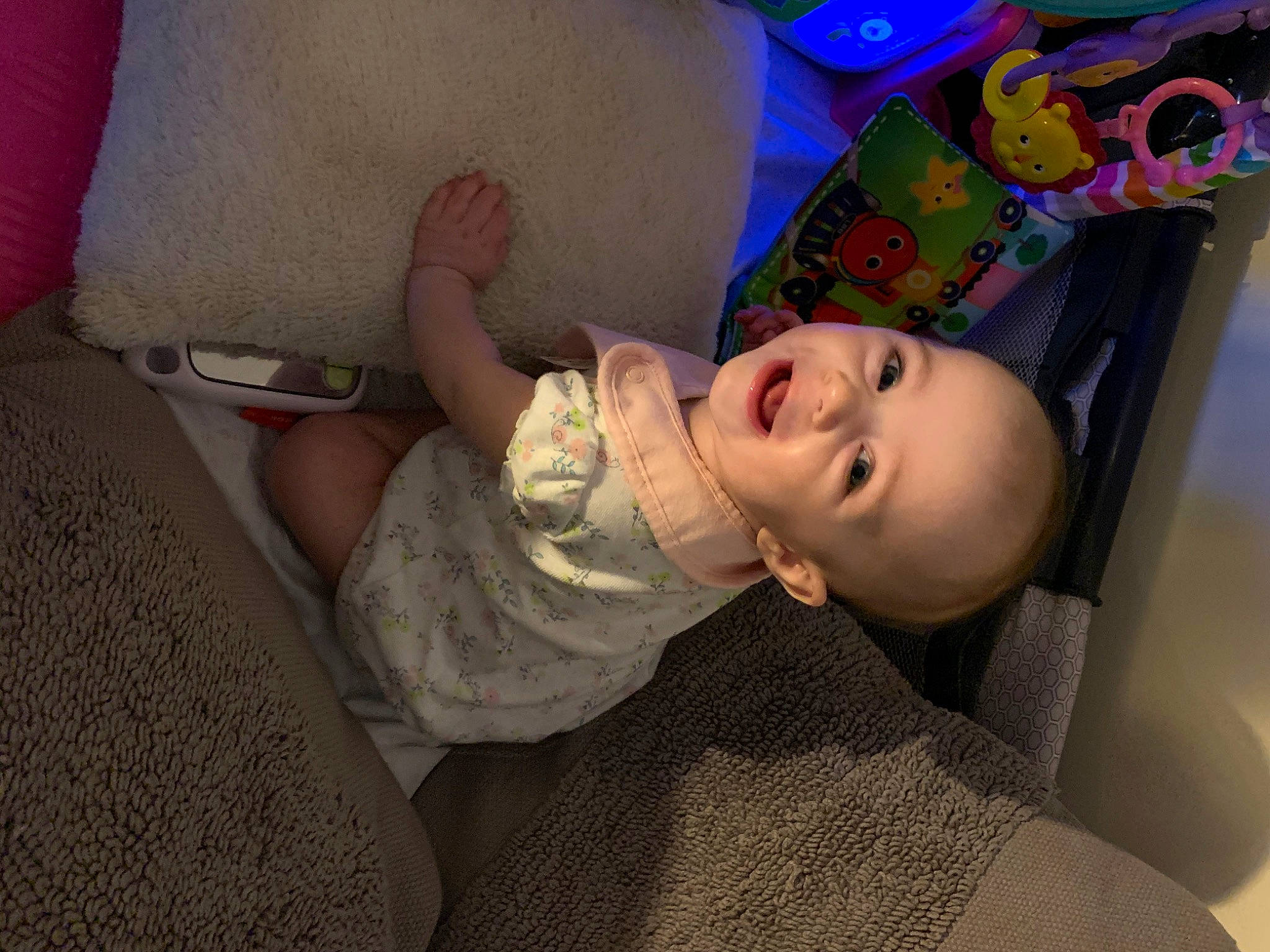 Scarlett is registered to the contest to win money with this photo: baby, bedtime, cheek, child, ear, finger, fun, hand, mouth, nap, neck, person, skin, smile, toddler