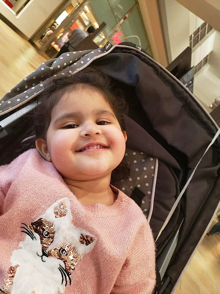 Anayah joined the competition — help win amazing prizes! baby, black_hair, cheek, child, child_model, ear, eye, facial_expression, fashion_accessory, happy, head, headgear, joy, person, skin, smile, toddler