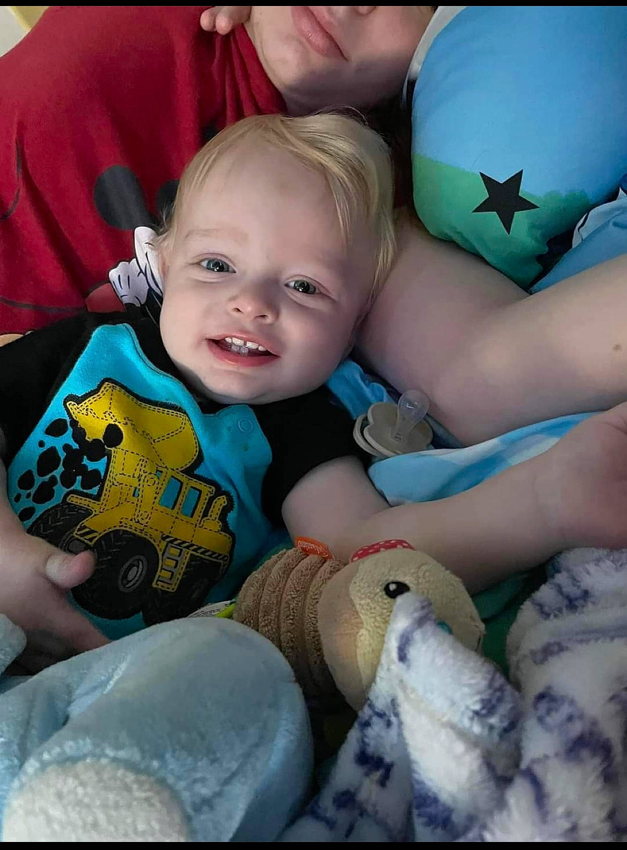 Archer joined the competition — help win amazing prizes! baby, baby_toddler_clothing, child, comfort, eye, facial_expression, finger, flash_photography, fun, happy, head, iris, mouth, people_in_nature, person, product, skin, smile, t_shirt, textile