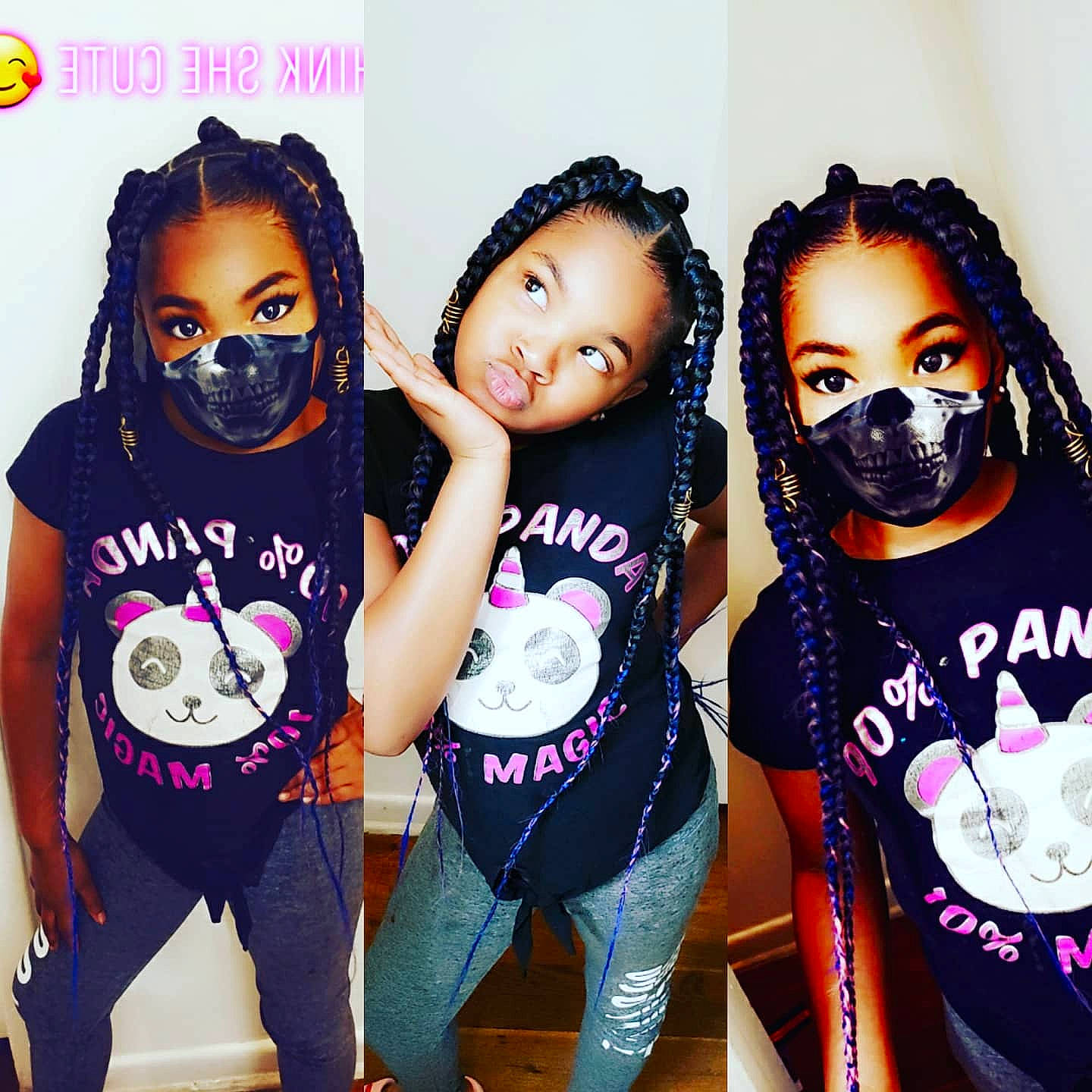 Majesty is registered to the contest to win money with this photo: black_hair, child, cool, costume, eyewear, face, fashion, glasses, hair, head, human, lace_wig, outerwear, person, sleeve, t_shirt, top