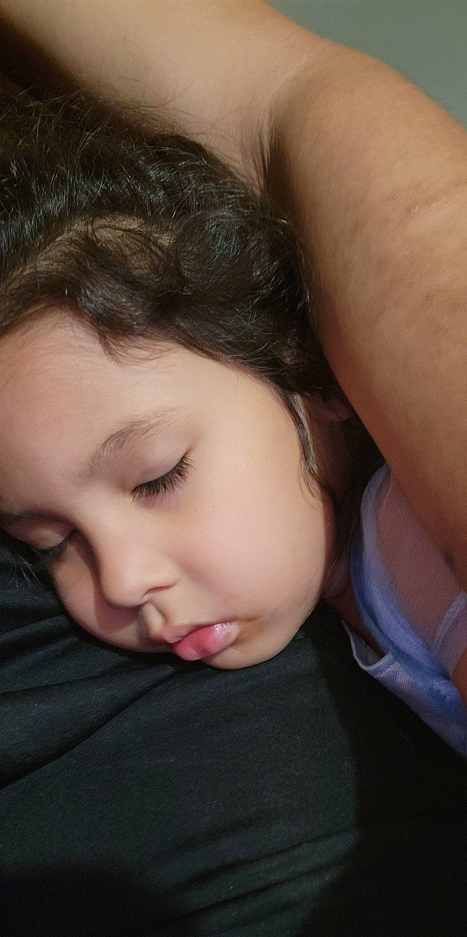 Allison is registered to the contest to win money with this photo: black_hair, cheek, close_up, comfort, ear, eye, eyebrow, eyelash, flash_photography, forehead, gesture, happy, iris, lip, long_hair, mouth, neck, nose, person, skin