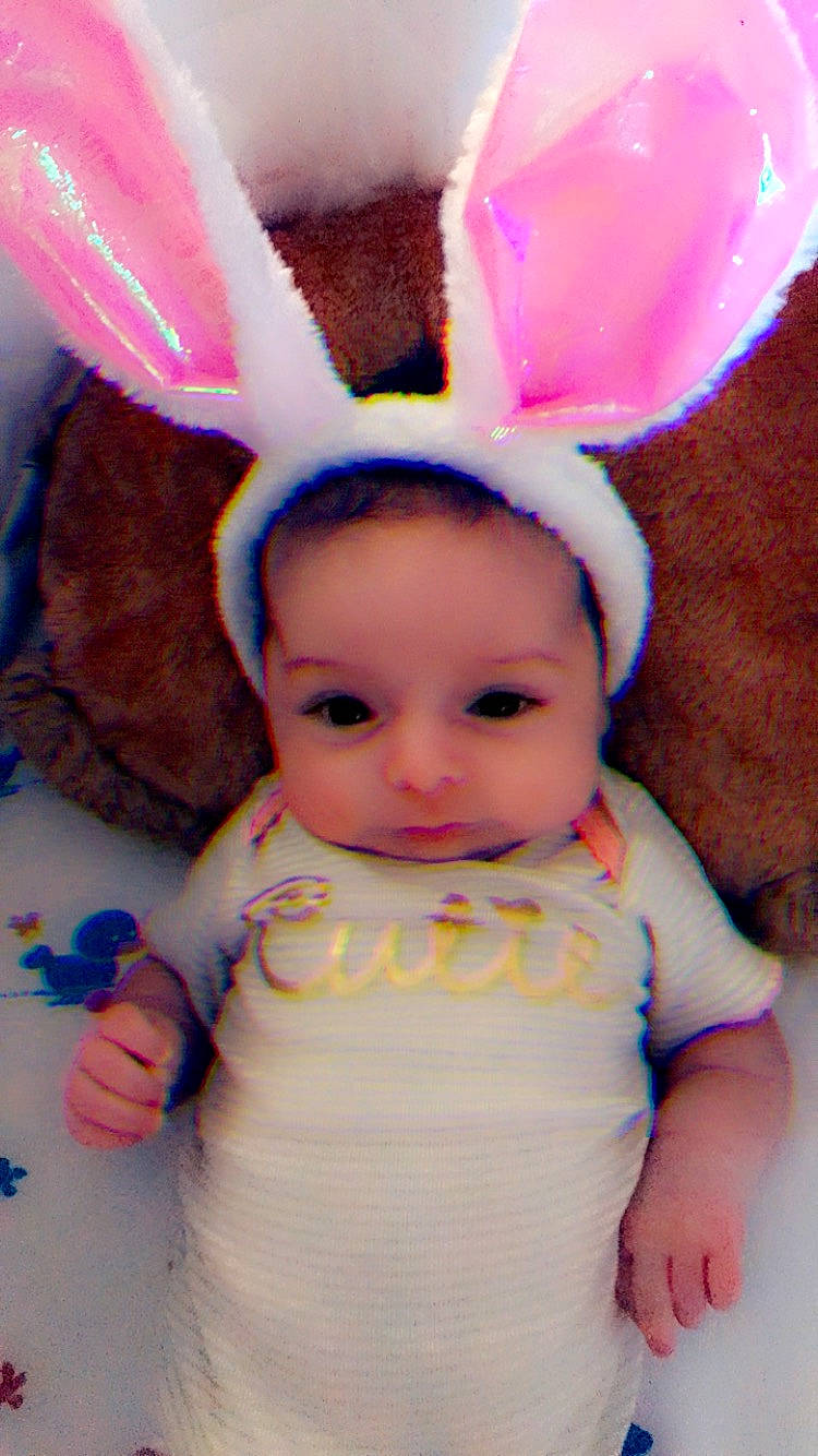 Calia Rose is registered to the contest to win money with this photo: baby, cheek, child, doll, ear, hair_accessory, headgear, iris, person, pink, skin, stuffed_toy, toddler, toy