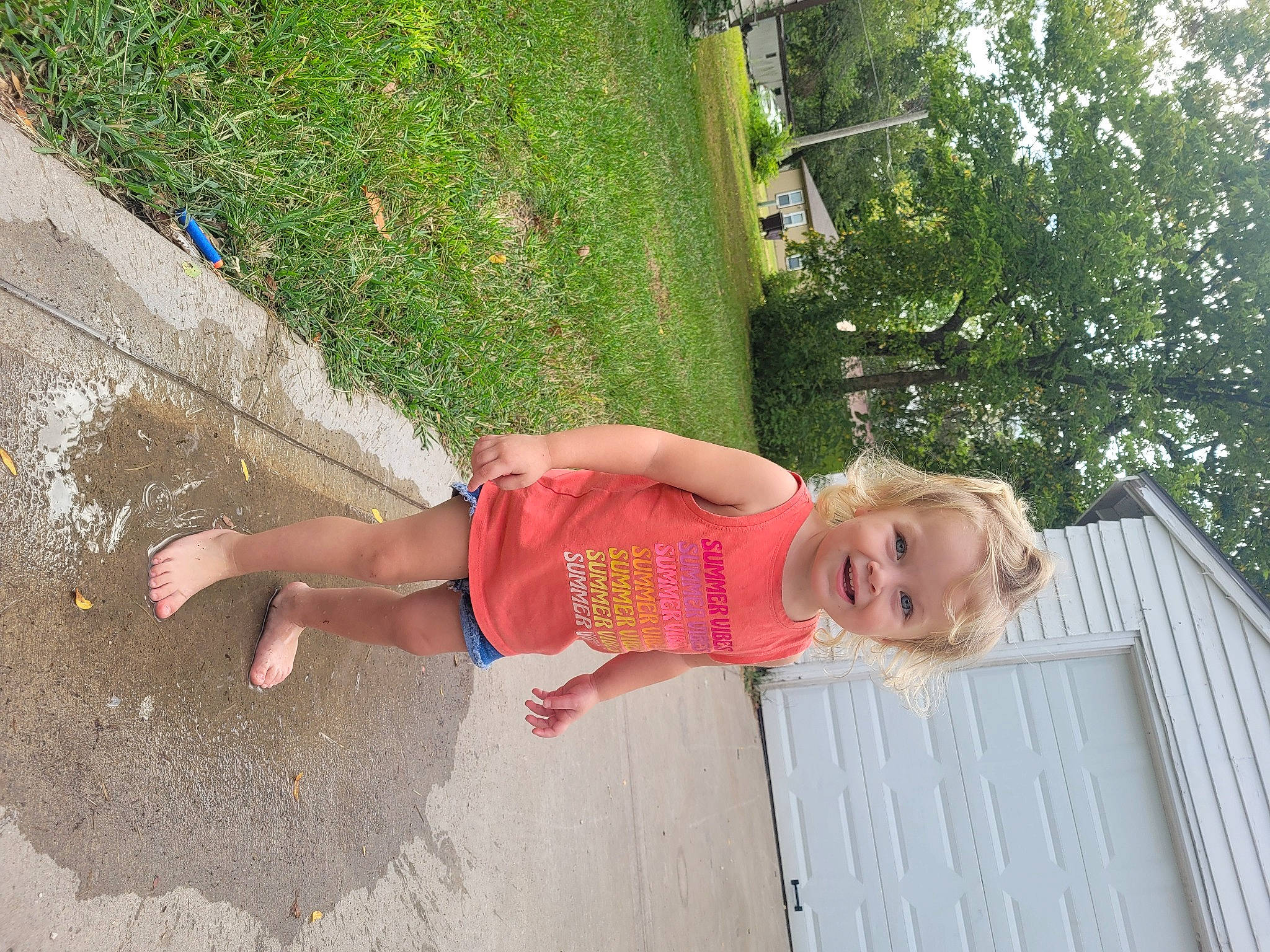 Sapheara joined the competition — help win amazing prizes! baby, baby_laughing, baby_toddler_clothing, child, fun, grass, happy, human_leg, joy, leisure, magenta, people_in_nature, person, plant, recreation, smile, thigh, toddler, tree, vacation