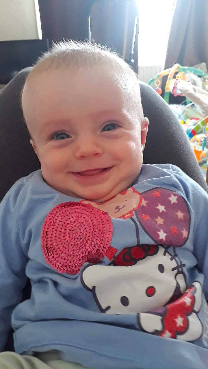 Sapphire-rose is registered to the contest to win money with this photo: baby, baby_in_car_seat, baby_products, car_seat, cheek, child, face, head, joy, person, product, skin, smile, stuffed_toy, toddler