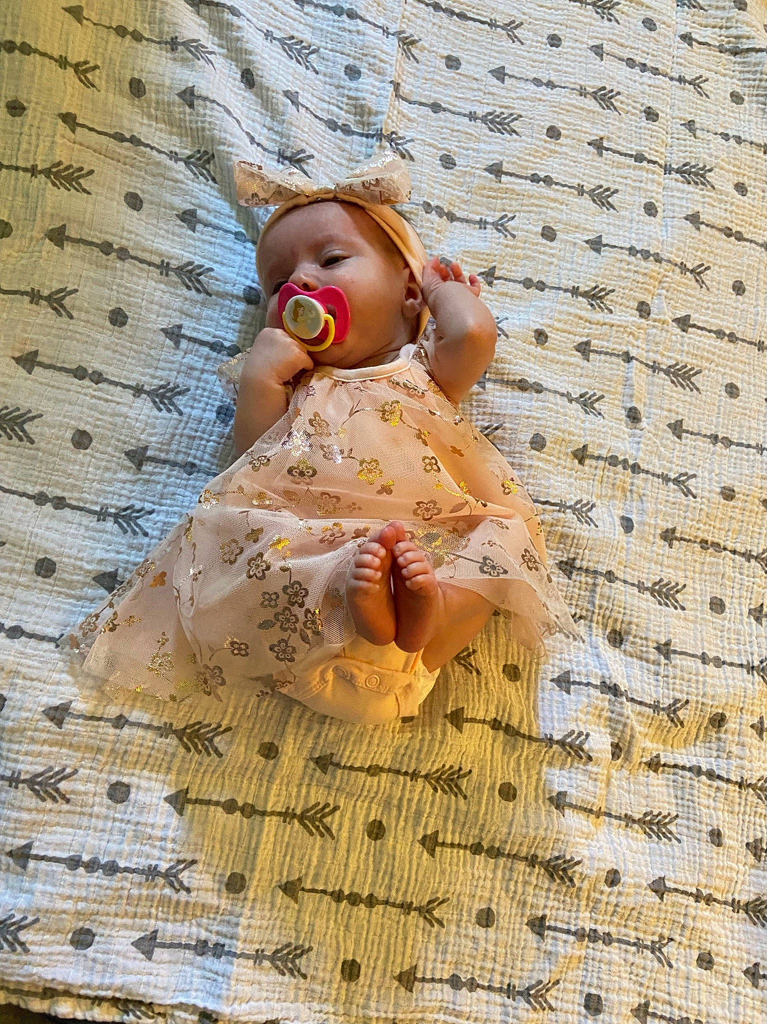 Quinn joined the competition — help win amazing prizes! baby, baby_products, beauty, child, doll, dress, fashion_design, flooring, grass, happy, linens, net, pattern, peach, person, plastic, sitting, toddler, toy, wig