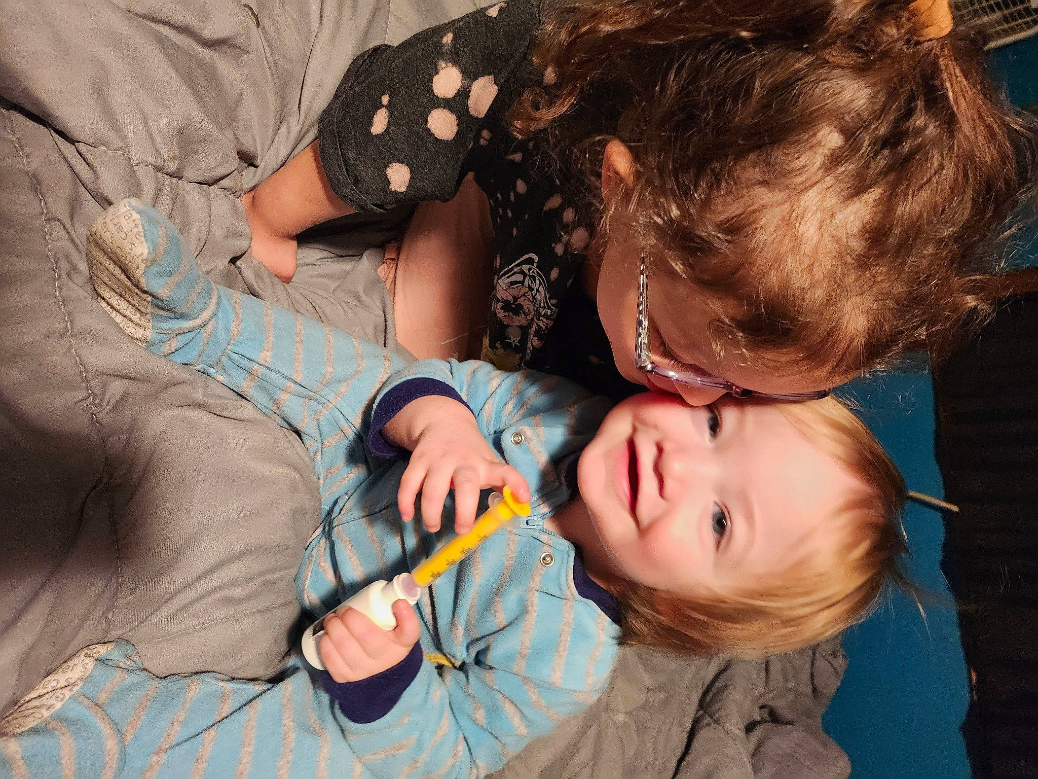 Greyson joined the competition — help win amazing prizes! baby, child, comfort, ear, fun, gesture, grass, hand, happy, interaction, jewellery, joy, leisure, nose, person, room, sitting, skin, toddler, tree