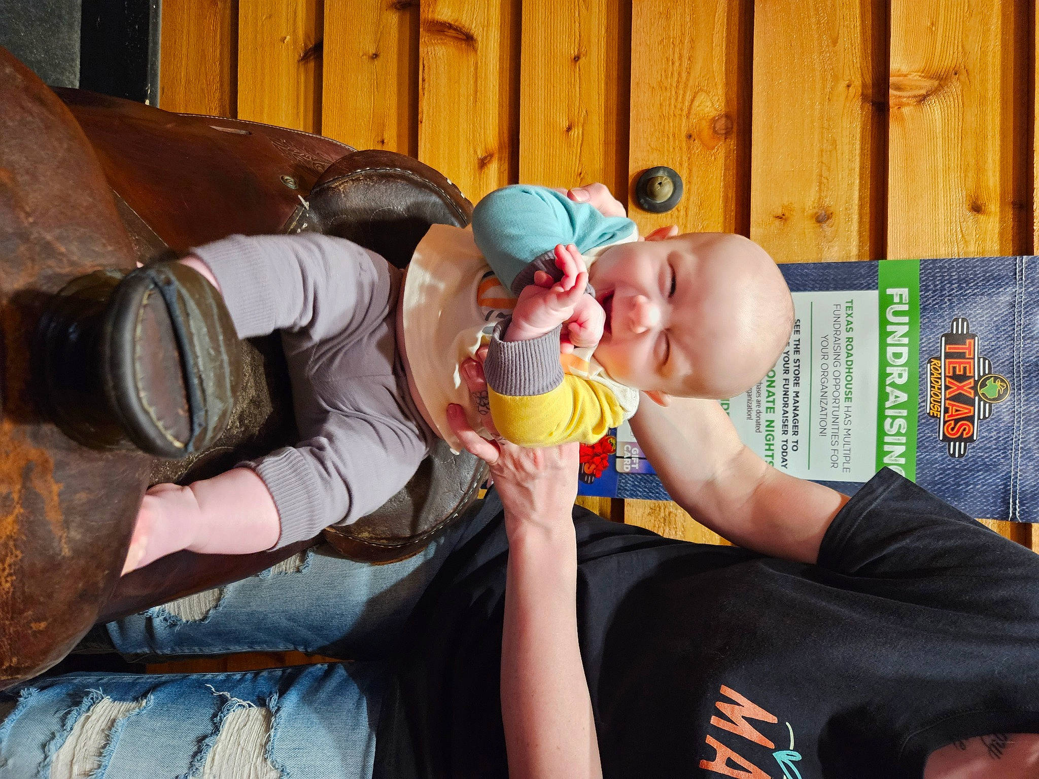 Brandon joined the competition — help win amazing prizes! arm, baby, baby_products, baby_safety, baby_toddler_clothing, child, elbow, event, fun, hand, happy, hat, leisure, person, room, sitting, t_shirt, toddler, toy, vacation