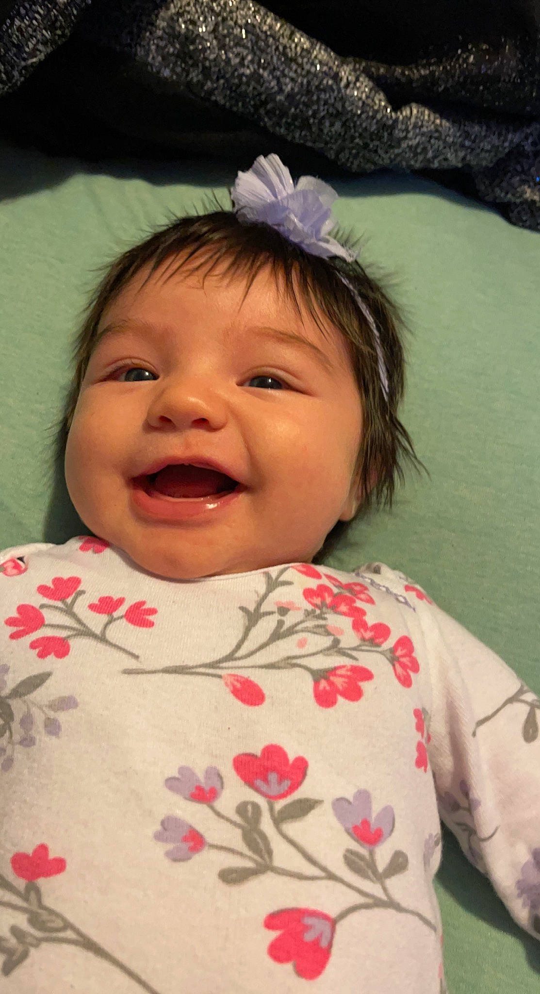 Azalea joined the competition — help win amazing prizes! baby, cheek, chin, eyebrow, eyelash, facial_expression, forehead, happy, iris, lip, mouth, nose, organ, person, pink, skin, sleeve, smile, textile, toddler