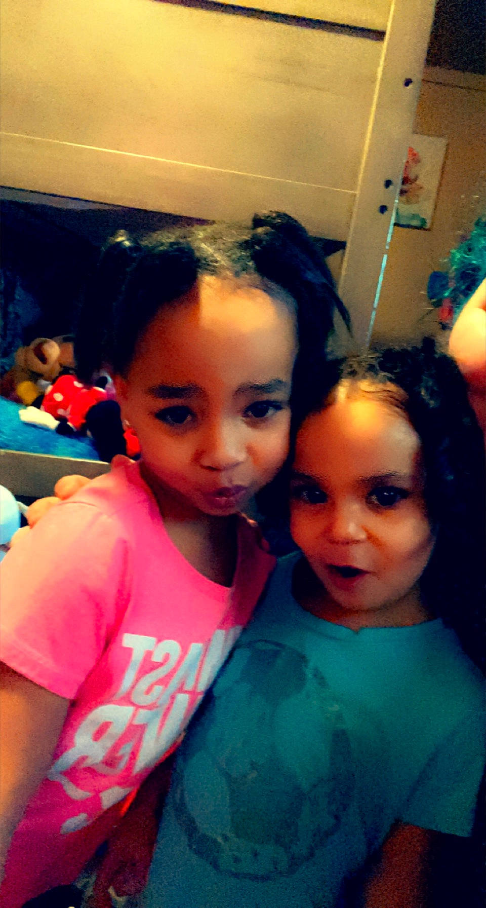 Destany is registered to the contest to win money with this photo: black_hair, blue, cheek, ear, eyelash, forehead, friendship, fun, gesture, hairstyle, happy, iris, leisure, lip, mouth, nose, person, shoulder, skin, toddler