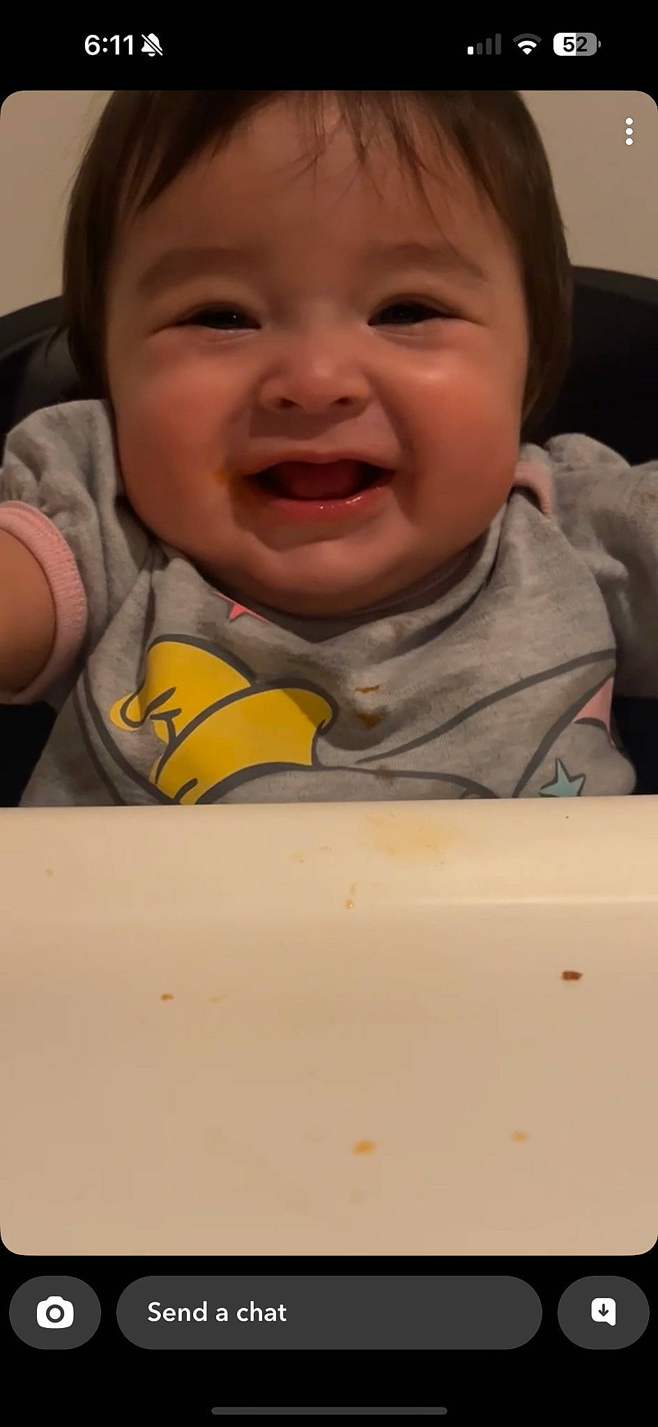 Jessielynn is registered to the contest to win money with this photo: baby, baby_toddler_clothing, cheek, chin, eye, eyebrow, face, facial_expression, finger, forehead, hairstyle, happy, head, iris, joy, lip, mouth, nose, person, skin