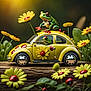 King Ragnar Lothbrok joined the competition — help win amazing prizes! automotive_design, automotive_lighting, automotive_tire, automotive_wheel_system, bumper, car, flower, grass, happy, land_vehicle, landscape, motor_vehicle, plant, rolling, terrestrial_plant, tire, toy, vehicle, wheel, yellow