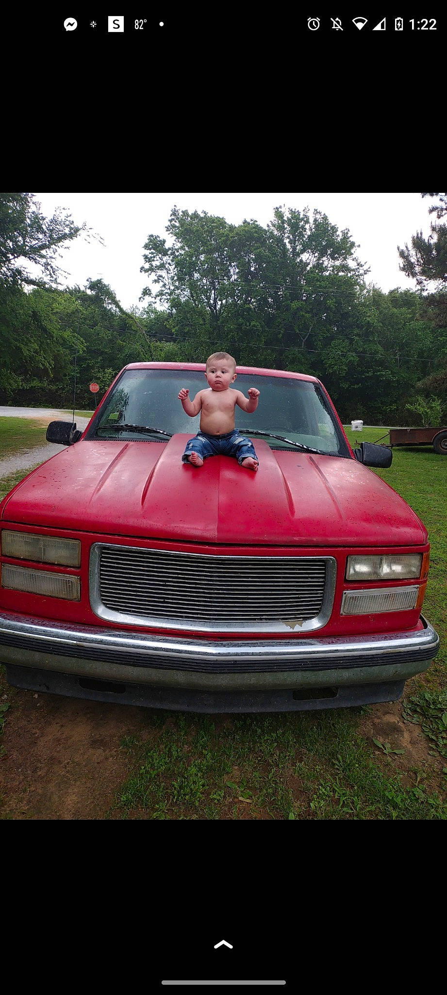 Myles is registered to the contest to win money with this photo: automotive_design, automotive_exterior, automotive_lighting, automotive_tail_brake_light, automotive_wheel_system, bumper, car, classic_car, full_size_car, grille, hardtop, headlamp, hood, motor_vehicle, person, personal_luxury_car, plant, sky, tree, vehicle