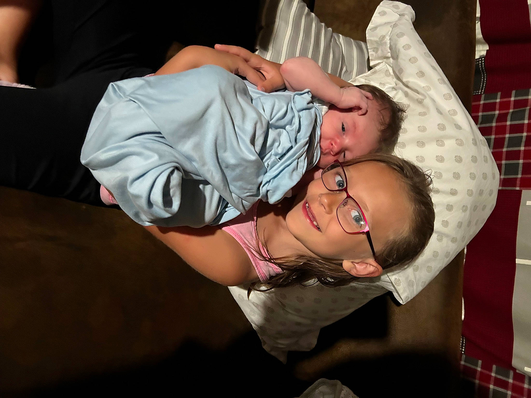 Jamison joined the competition — help win amazing prizes! abdomen, chest, child, comfort, elbow, event, eyewear, flash_photography, fun, gesture, glasses, happy, joy, mouth, pattern, person, plaid, smile, t_shirt, tartan